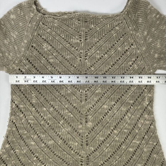 Georgina Estefania Sweater Womens Small Knit Wool Linen Pullover Made in USA - Picture 6 of 10